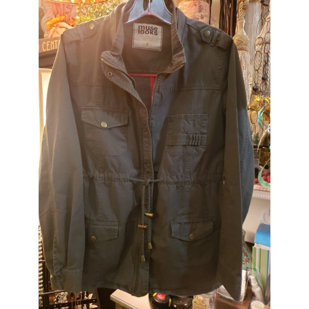 J-01 Ladies Medium Muse Fitted Utility Jacket